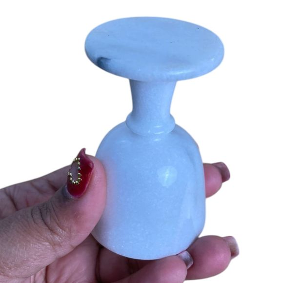 Solid Marble Egg Cup and Decorative Egg Display Holder (E14Q) - Picture 3 of 5
